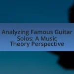 Analyzing Famous Guitar Solos: A Music Theory Perspective