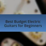 Best Budget Electric Guitars for Beginners