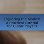 Exploring the Modes: A Practical Tutorial for Guitar Players