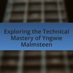 Exploring the Technical Mastery of Yngwie Malmsteen