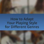 How to Adapt Your Playing Style for Different Genres
