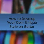How to Develop Your Own Unique Style on Guitar