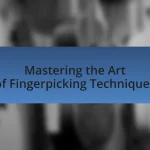 Mastering the Art of Fingerpicking Techniques
