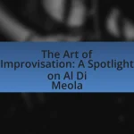The Art of Improvisation: A Spotlight on Al Di Meola