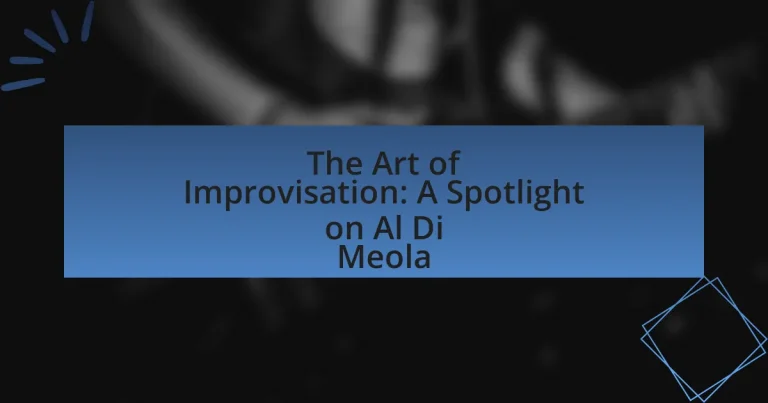 The Art of Improvisation: A Spotlight on Al Di Meola