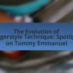 The Evolution of Fingerstyle Technique: Spotlight on Tommy Emmanuel