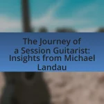 The Journey of a Session Guitarist: Insights from Michael Landau