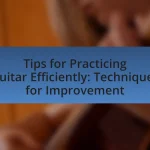 Tips for Practicing Guitar Efficiently: Techniques for Improvement