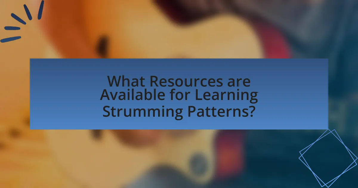 What Resources are Available for Learning Strumming Patterns?