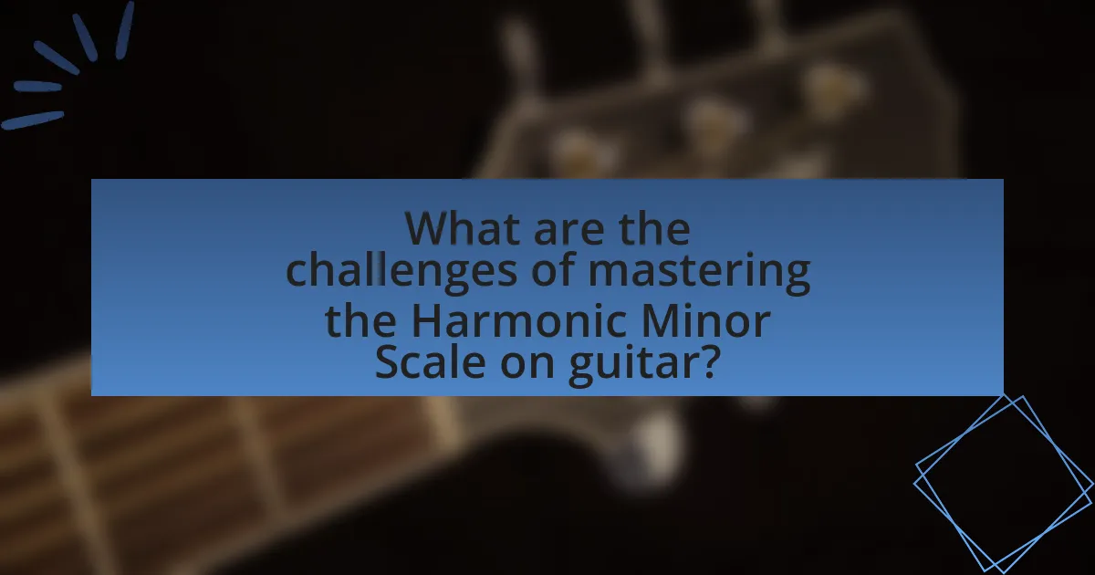 What are the challenges of mastering the Harmonic Minor Scale on guitar?